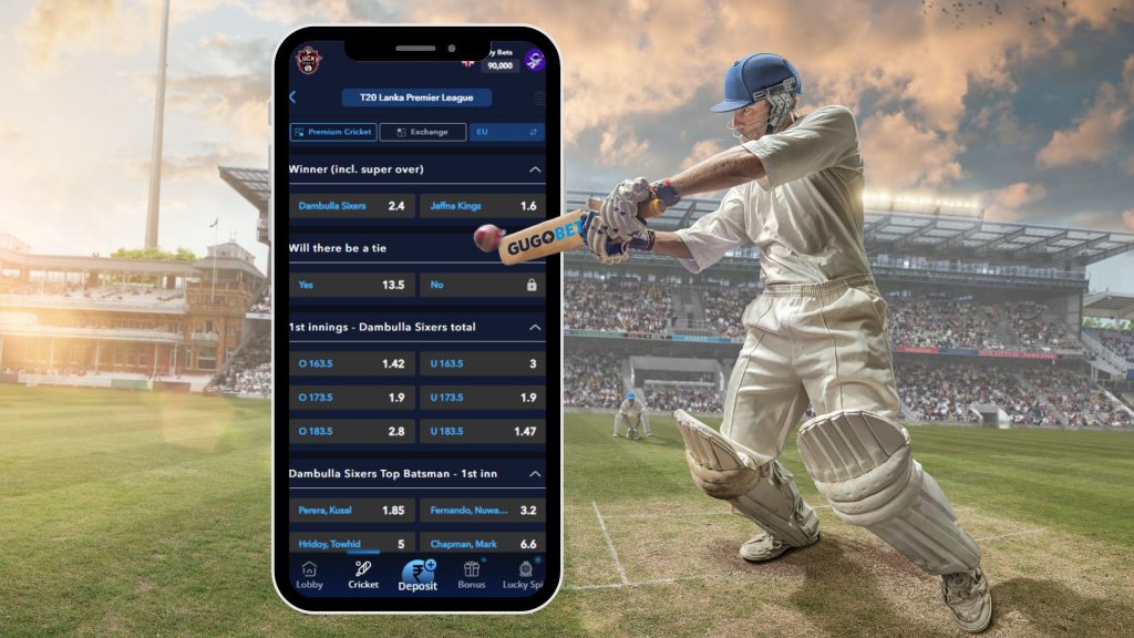 GUGOBET’s Cricket Betting Odds